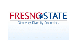Fresno State logo featuring the Mag Engineering emblem on a crisp white background.