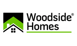 Woodside homes logo with mag engineering.