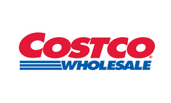 Costco wholesale logo on a white background with mag engineering design.